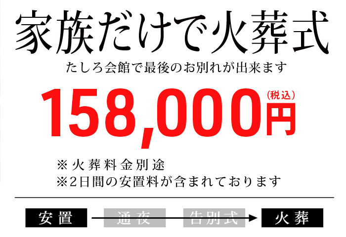 家族だけで火葬式