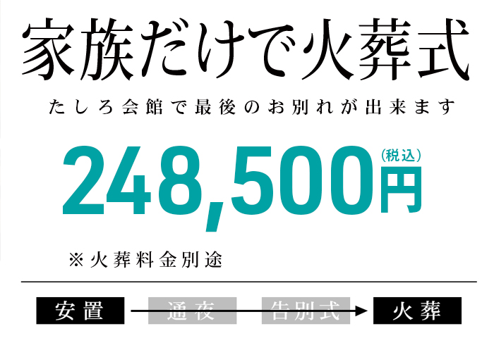 家族だけで火葬式